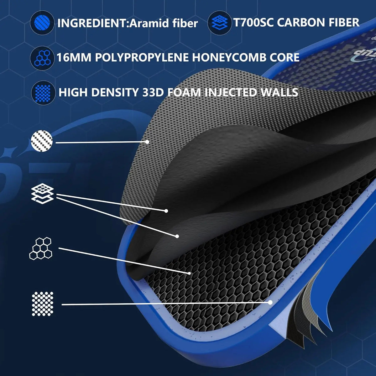 Lightweight Carbon Paddle