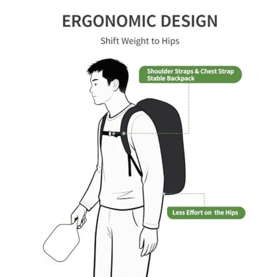 Large Pickleball Backpack