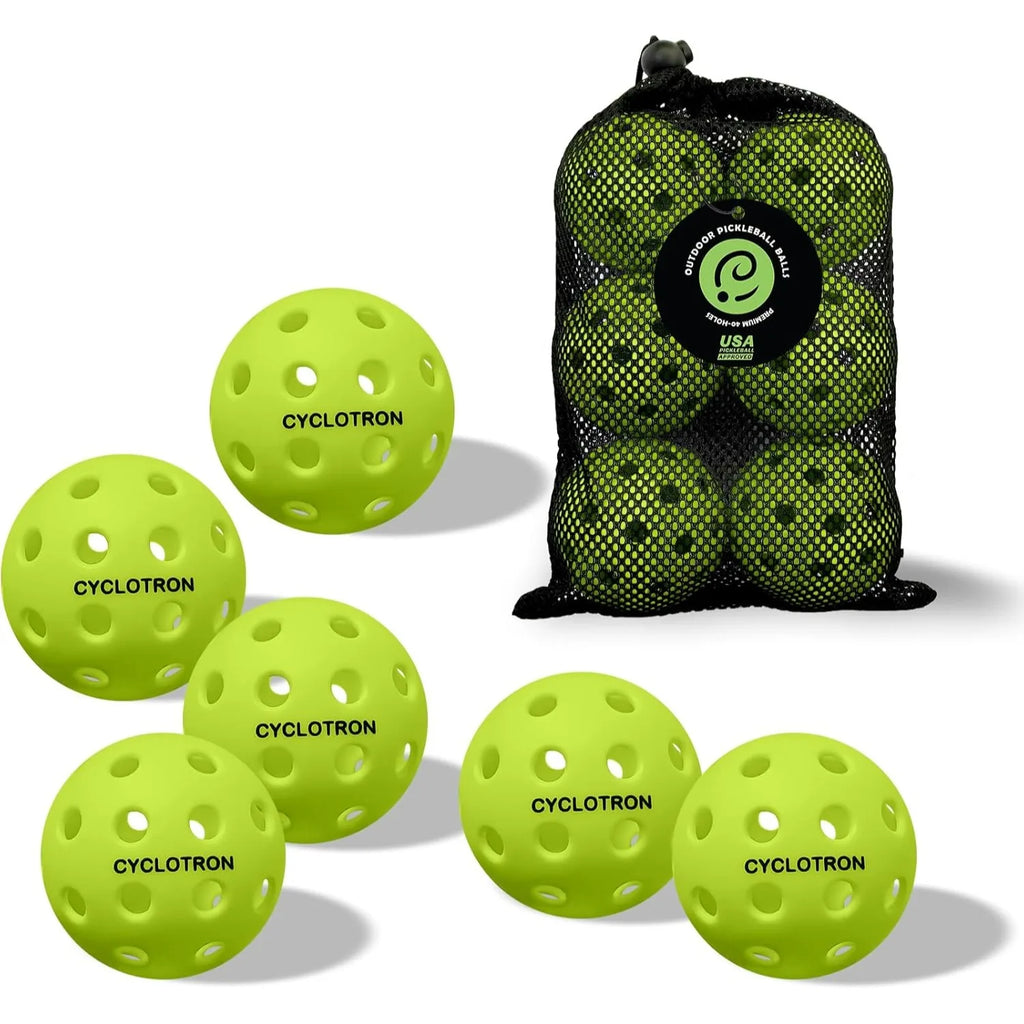 6 Pack Pickleballs